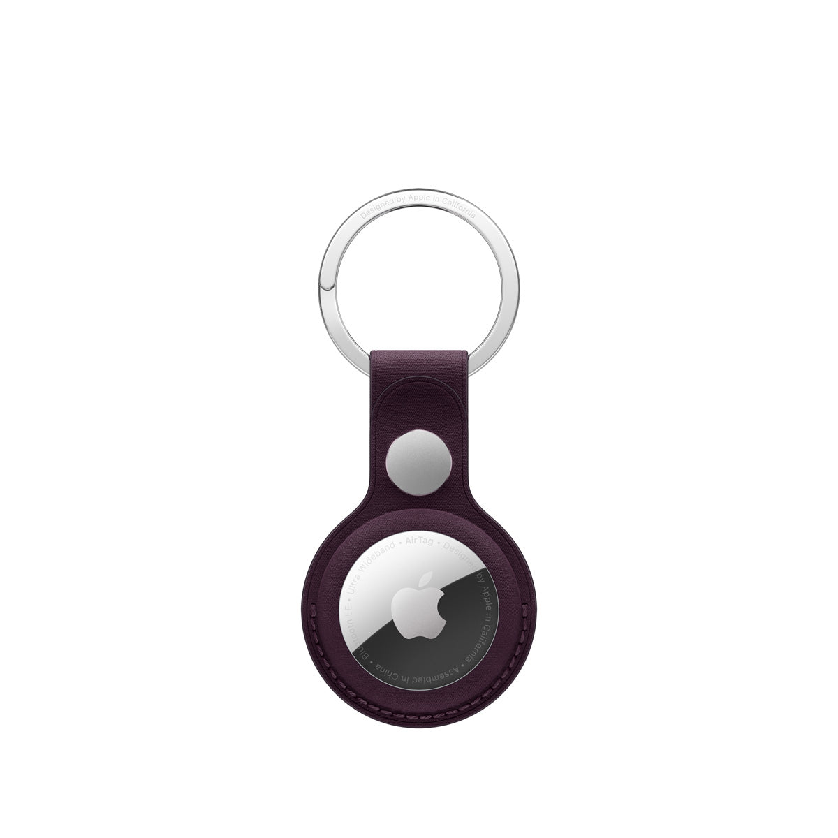 Llavero de trenzado fino para AirTag blackberry