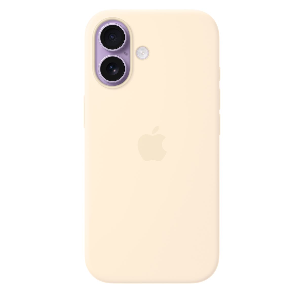 Case de silicona con MagSafe para iPhone 17 vainilla