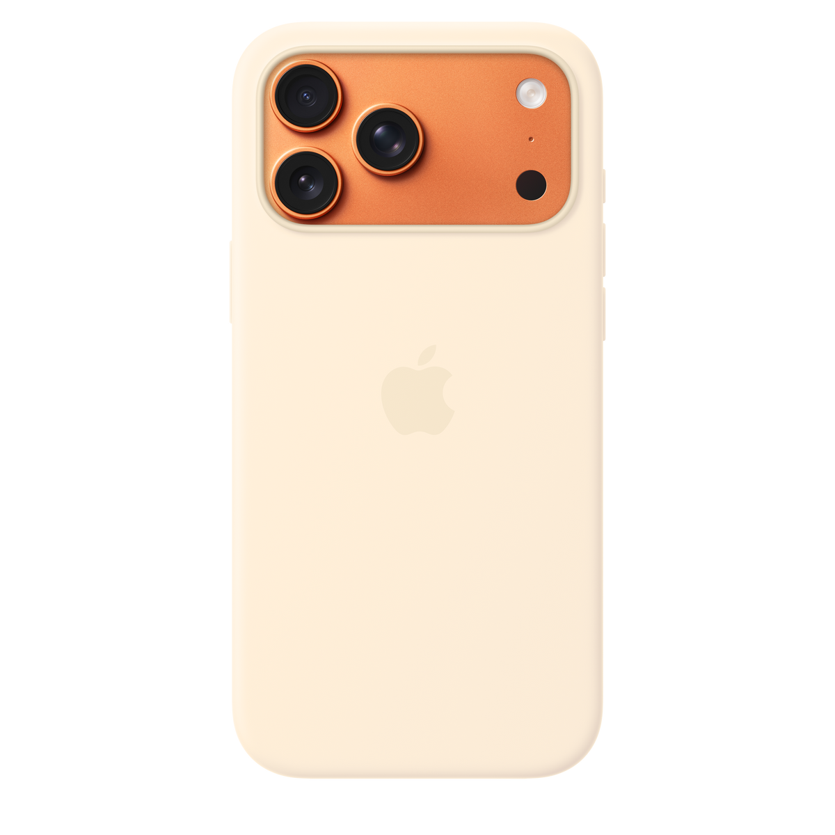 Case de silicona con MagSafe para iPhone 17 Pro Max vainilla