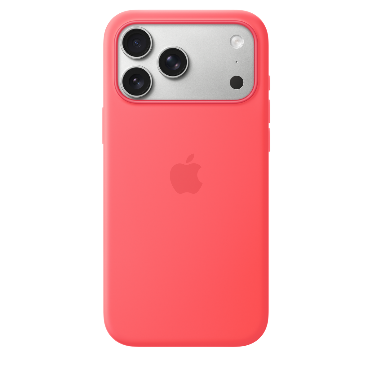 Case de silicona con MagSafe para iPhone 17 Pro Max bright guava