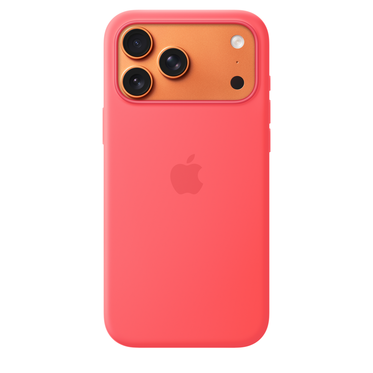 Case de silicona con MagSafe para iPhone 17 Pro Max bright guava