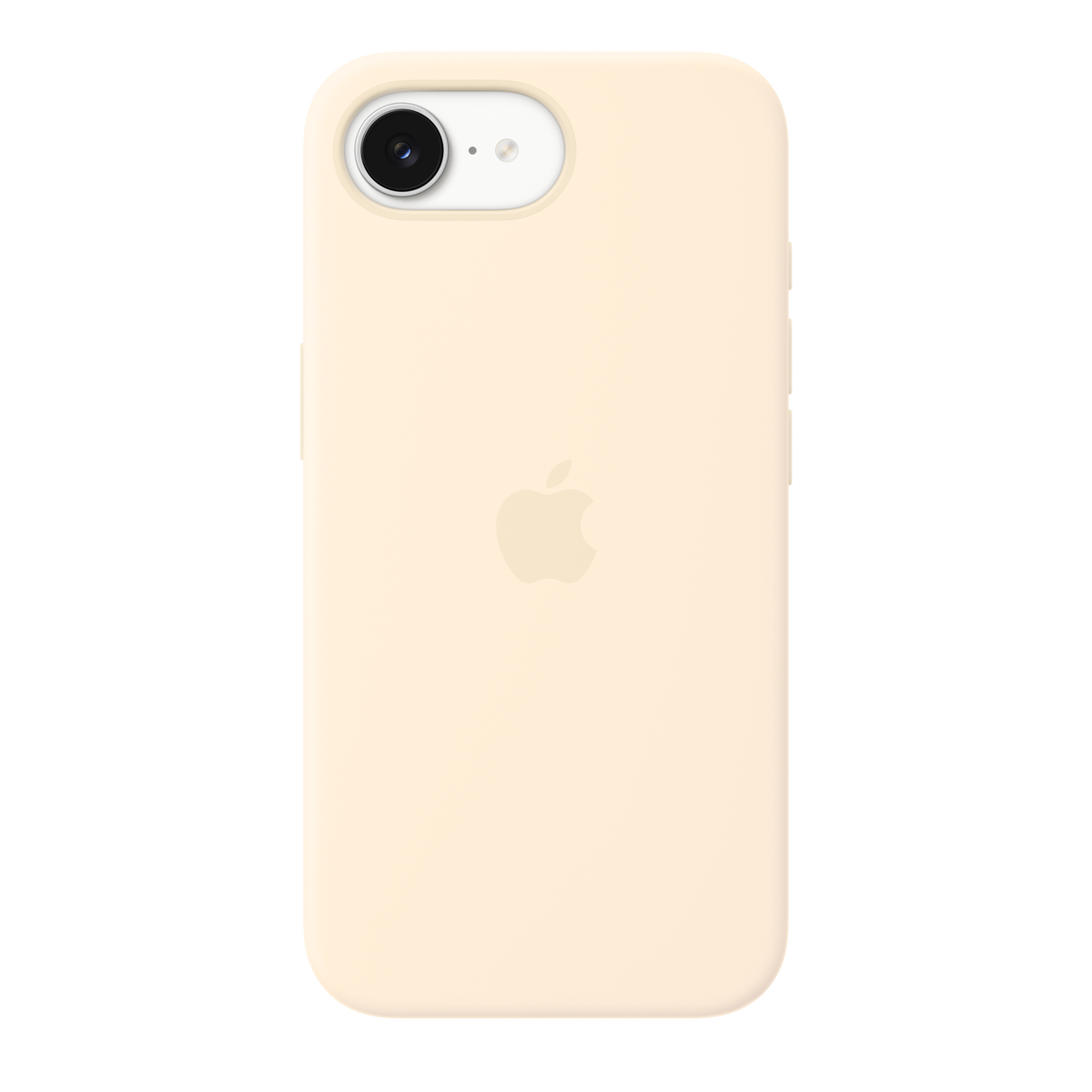 Case de silicona con MagSafe para iPhone 17e vainilla