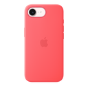 Case de silicona con MagSafe para iPhone 17e bright guava