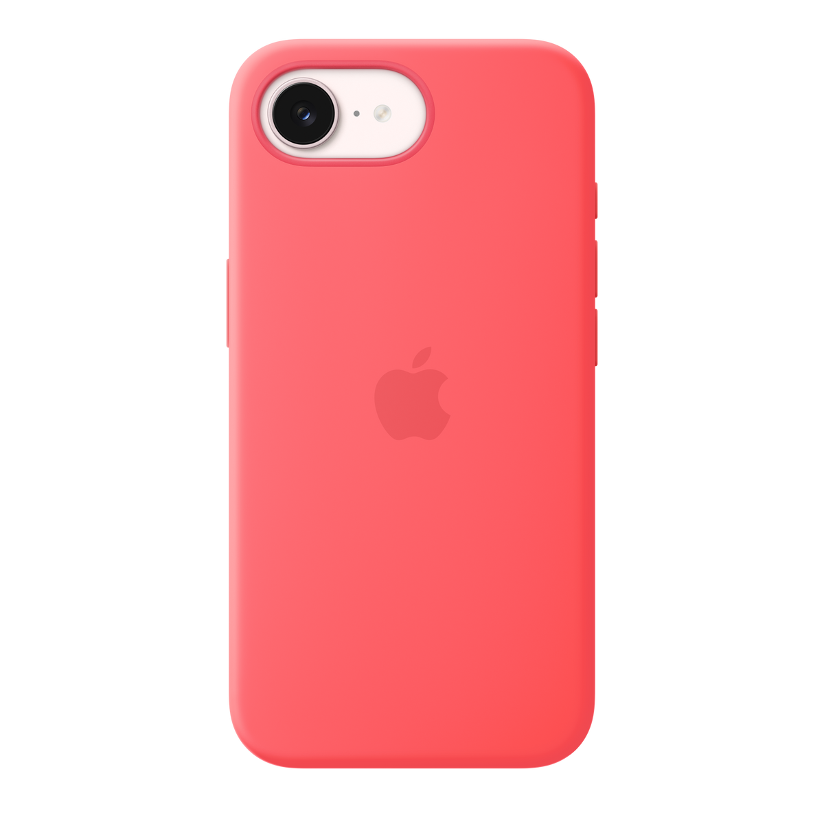 Case de silicona con MagSafe para iPhone 17e bright guava