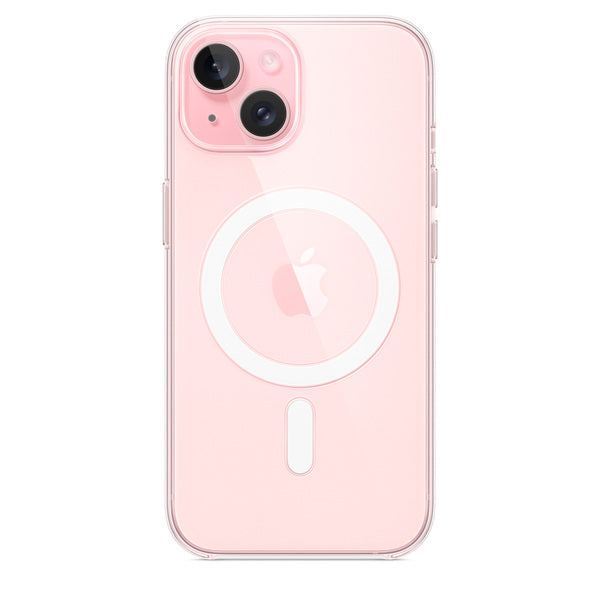 Case transparente con MagSafe para iPhone 15
