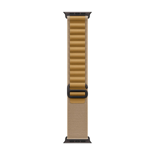 Banda Apple Watch 49 mm Tan Alpine Loop Titanium Finish