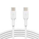 Cable USB-C a USB-C de 1.0 Mt PVC Belkin blanco