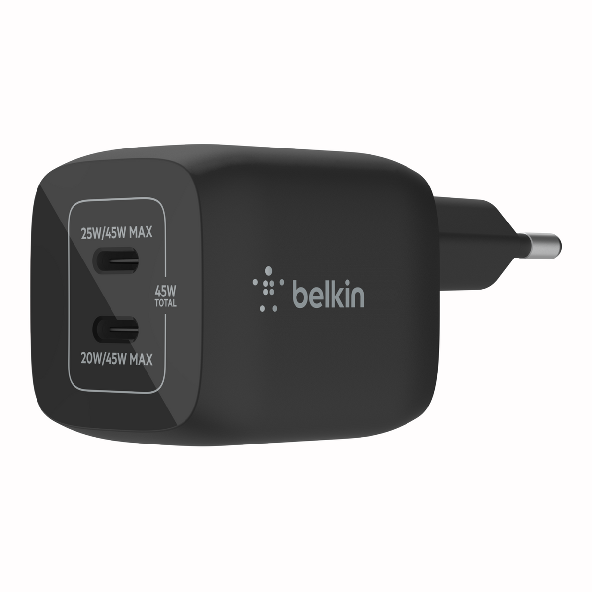 Cargador 45W Max 2x USB-C Belkin Negro