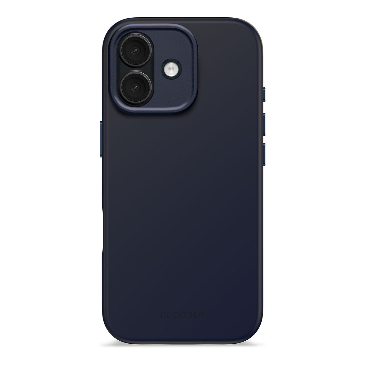 Funda silicona antimicrobiana iPhone 17 Decoded azul marino