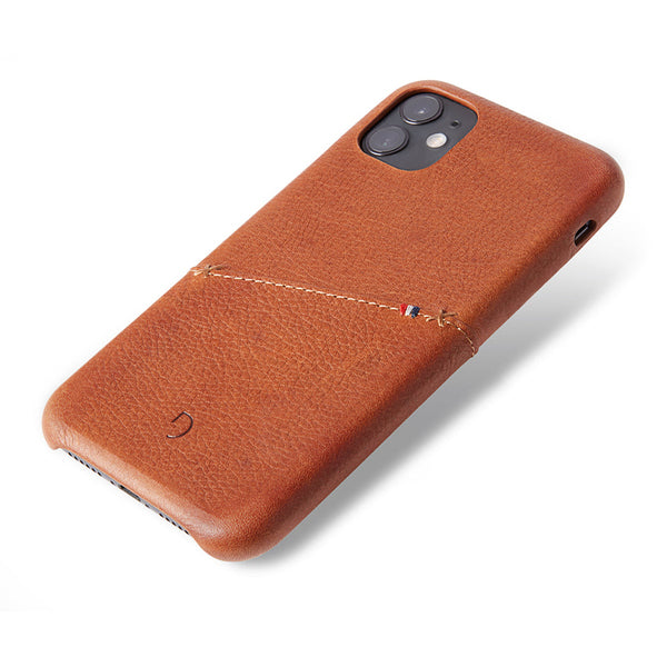 Funda cuero con porta tarjeta para iPhone 11