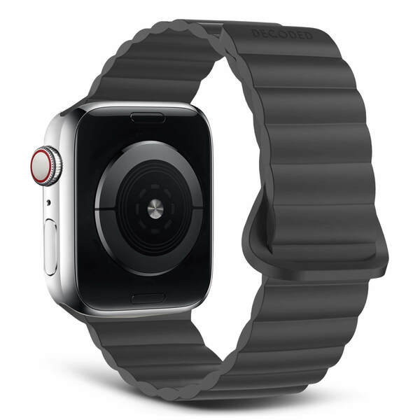 Banda para Apple Watch 40/41 mm de Silicona Tracción Magnética Loop Decoded negra