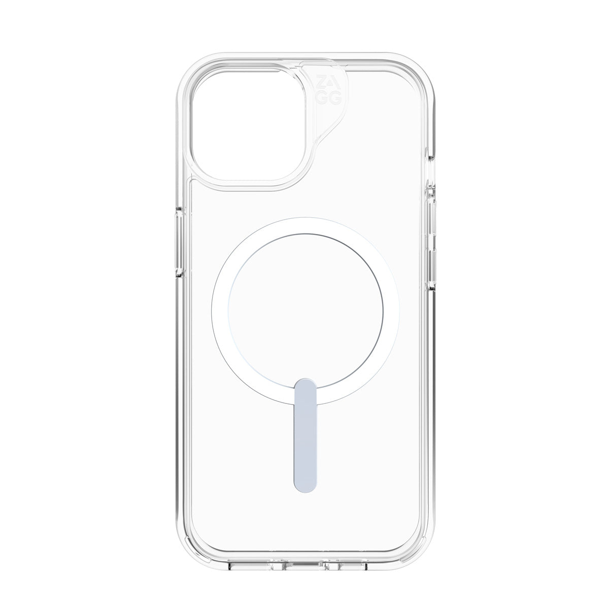 Funda dura Crystal Palace MagSafe para iPhone 15 Zagg transparente