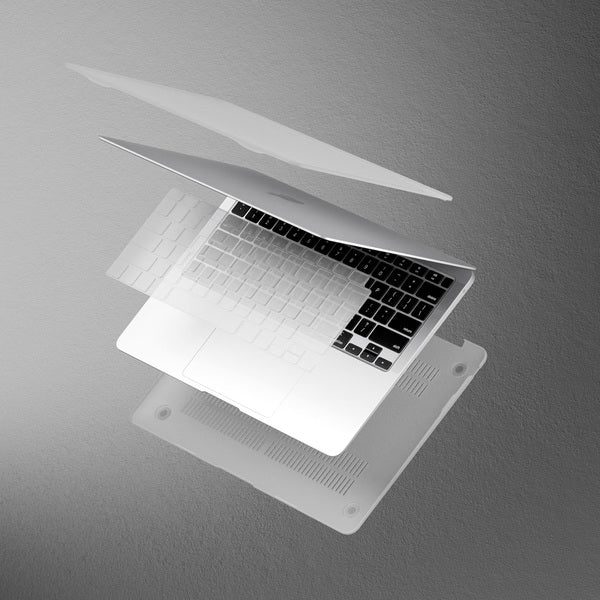 Bundle de protección para MacBook Air M1 sleeve, funda dura y carcasa de teclado Gmode negro
