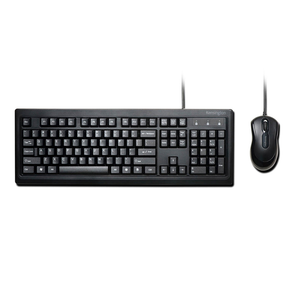 Combo Teclado y Mouse Alámbrico For Life de Kensington. Conexión USB, compatible con Windows y MAC