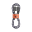 Cable USB-C a USB-C 1,2 Mt Belt Native Union zebra
