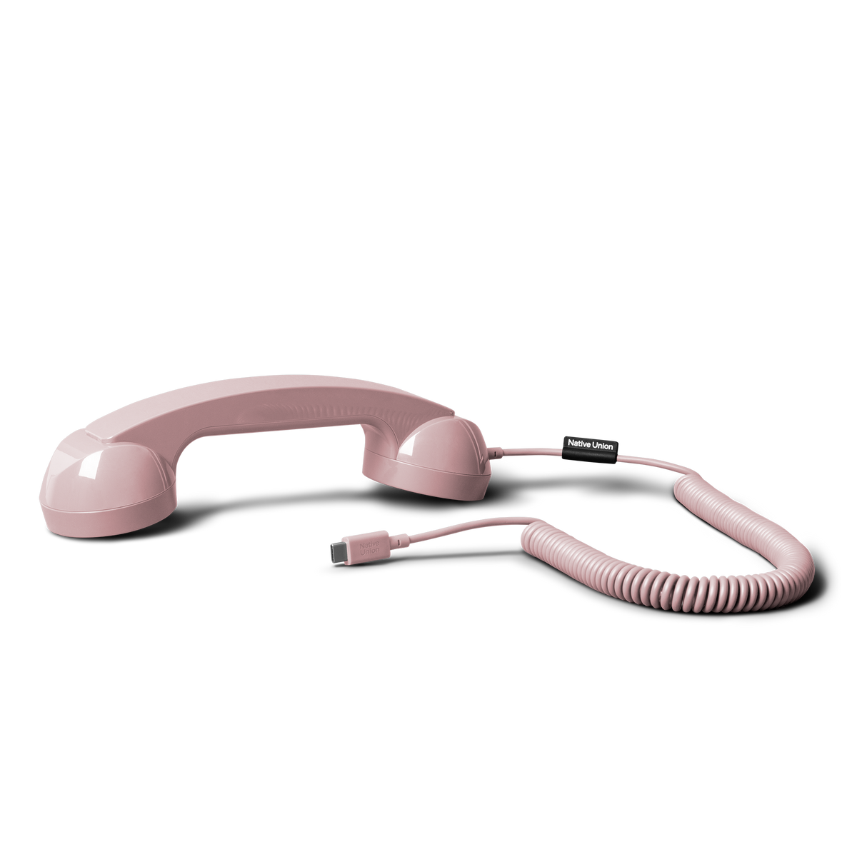 Teléfono Pop USB-C Native Union rosado candy