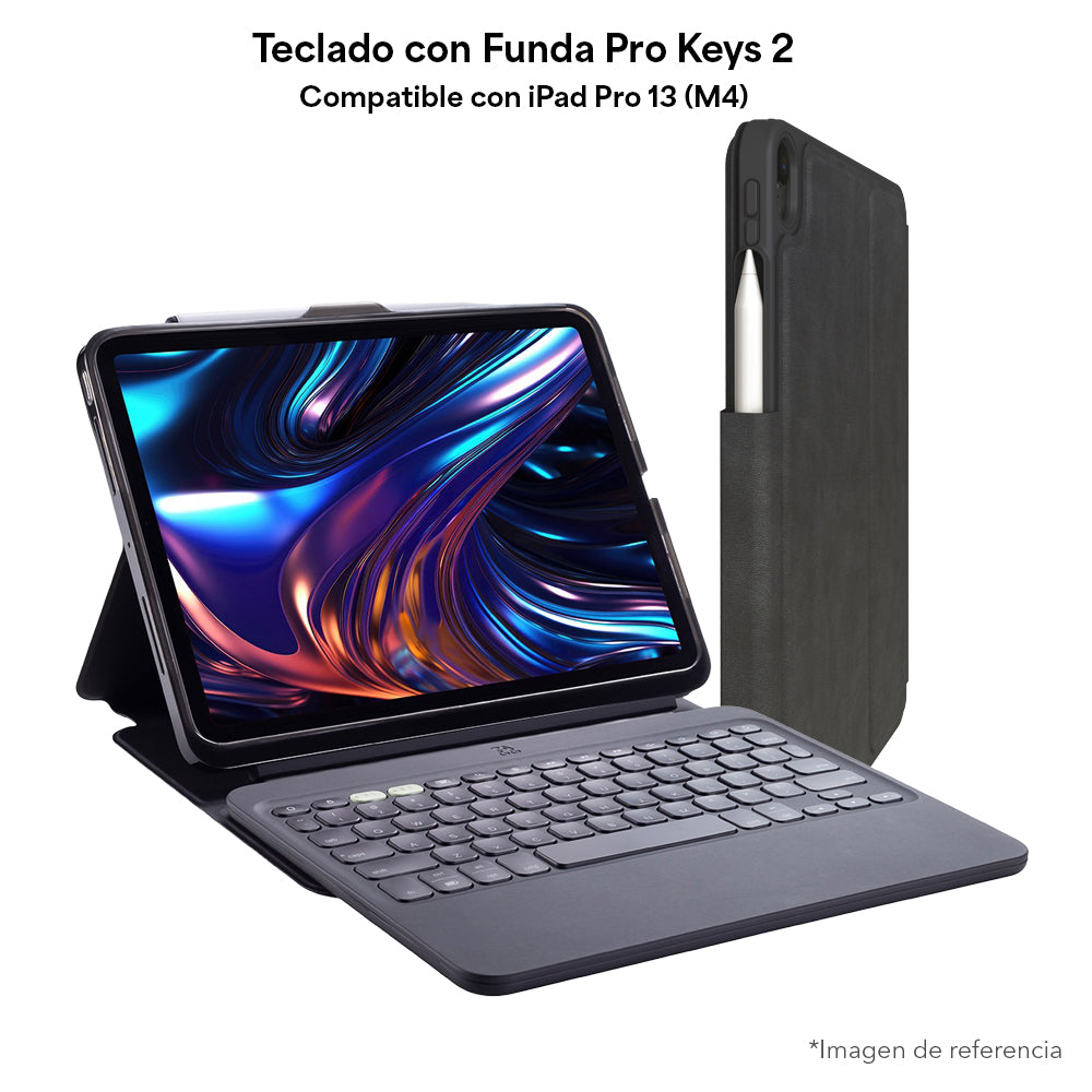 Funda con teclado en español Pro Keys 2 para iPad Pro 13" M4 Zagg