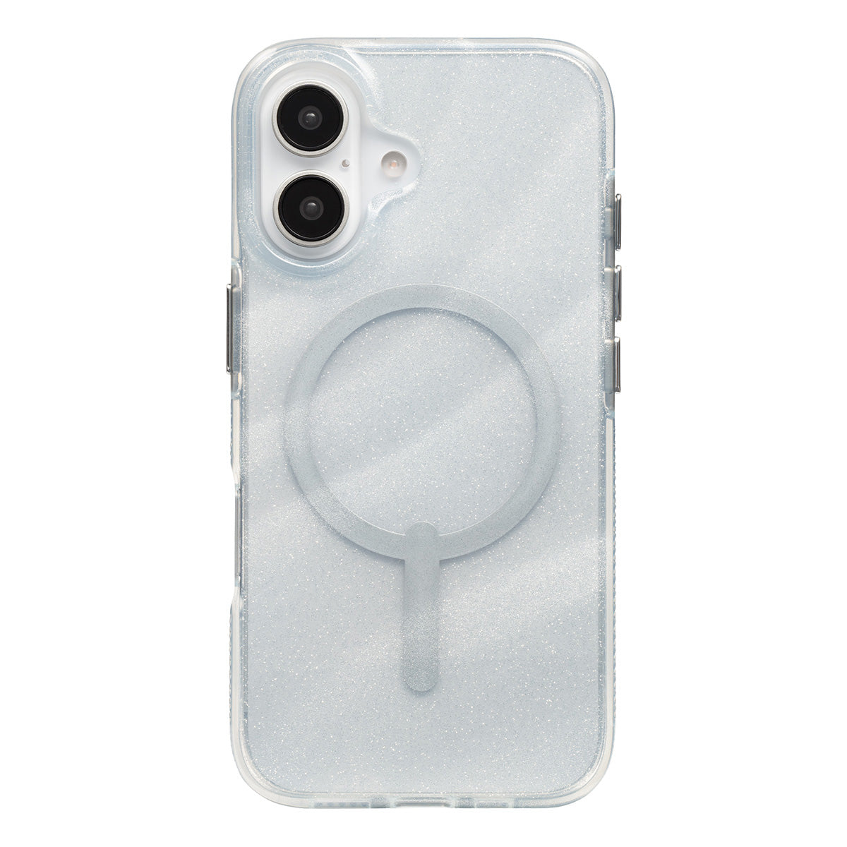 Funda dura Milan Snap MagSafe para iPhone 16 glitter