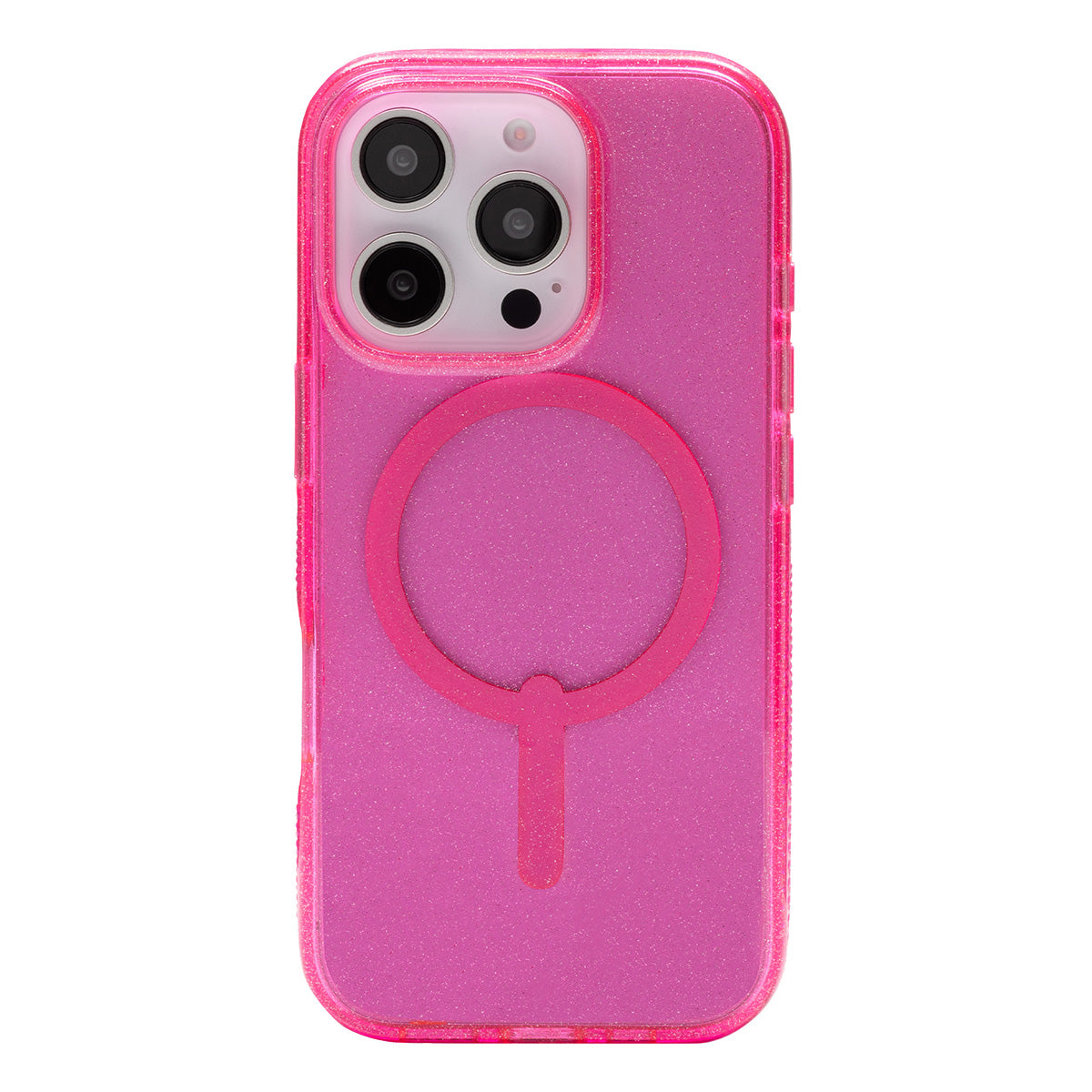 Funda dura Milan Snap MagSafe para iPhone 16 Pro glitter